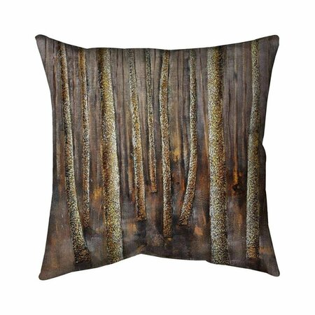 FONDO 26 x 26 in. The Dark Forest-Double Sided Print Indoor Pillow FO2779164